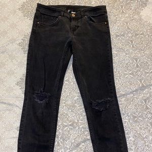 Black Ripped Skinny Jeans